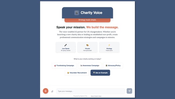 I Built a Voice-Enabled AI Strategy Architect That Generates Bespoke Campaign Dashboards – Here's What Made It Possible